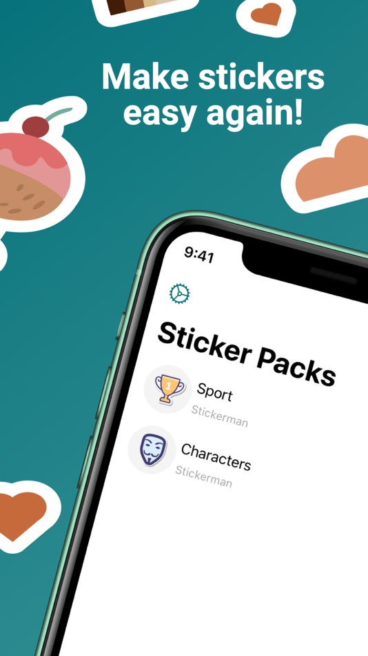 #1. Stickr - Sticker Maker (iOS) 由: Luigi Aiello