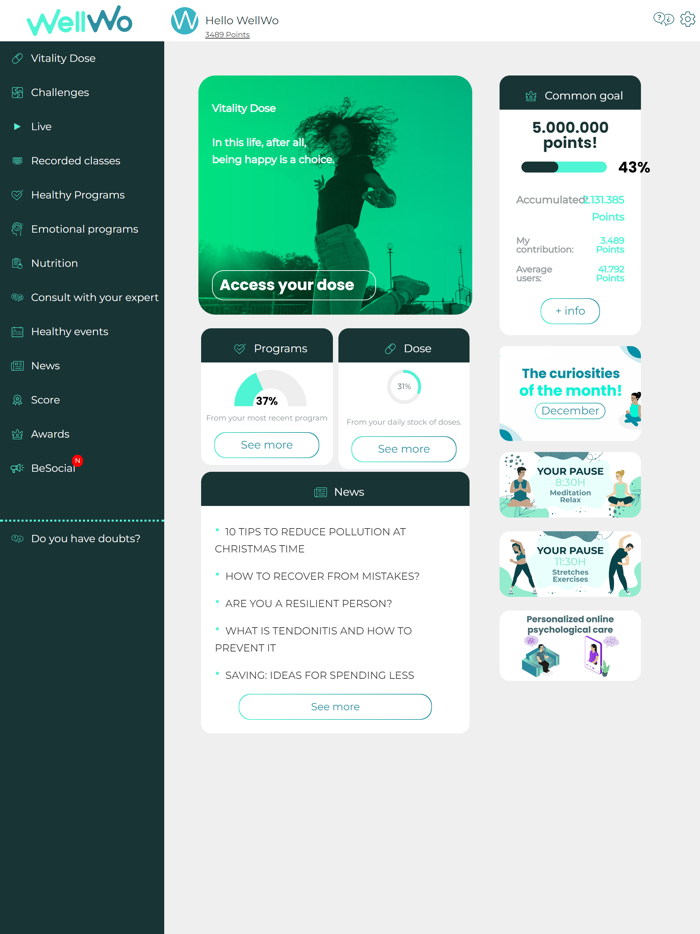 WellWo - Plataforma Saludable