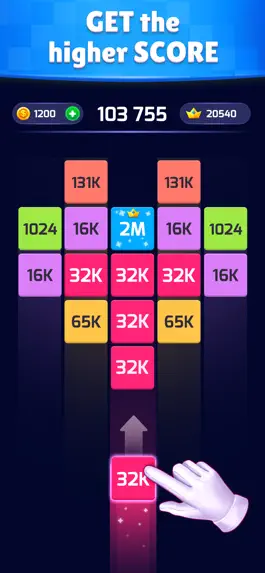 Game screenshot X2 Block Match: number cubes apk