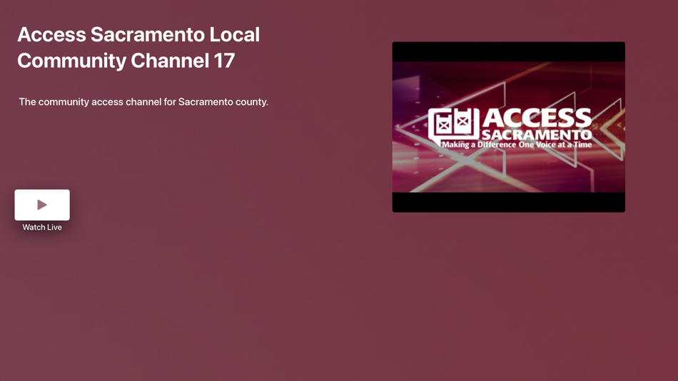 #1. Access Sacramento (iOS) 由: Cablecast Community Media LLC