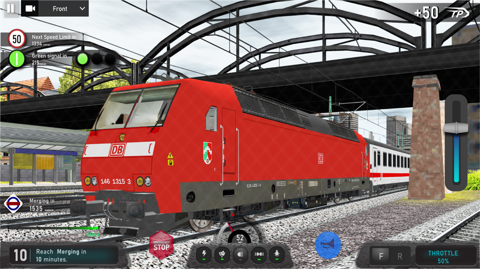 #3. Euro Train Sim 2 (iOS) โดย: Highbrow Interactive