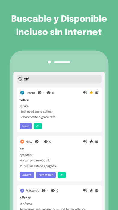 Palabras en Inglés más Comunes Screenshot