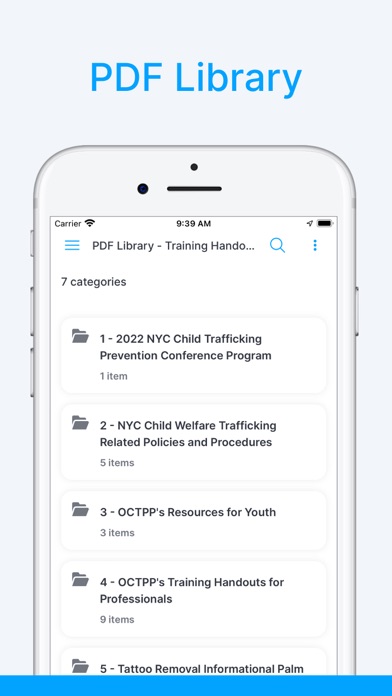 NYC Trafficking Prevention Screenshot