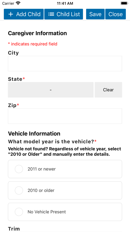 Car Seat Check Form - 2.0.28 - (iOS)