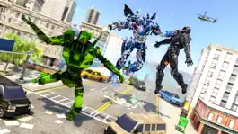Game screenshot Flying Limo Car Robot: Flying apk