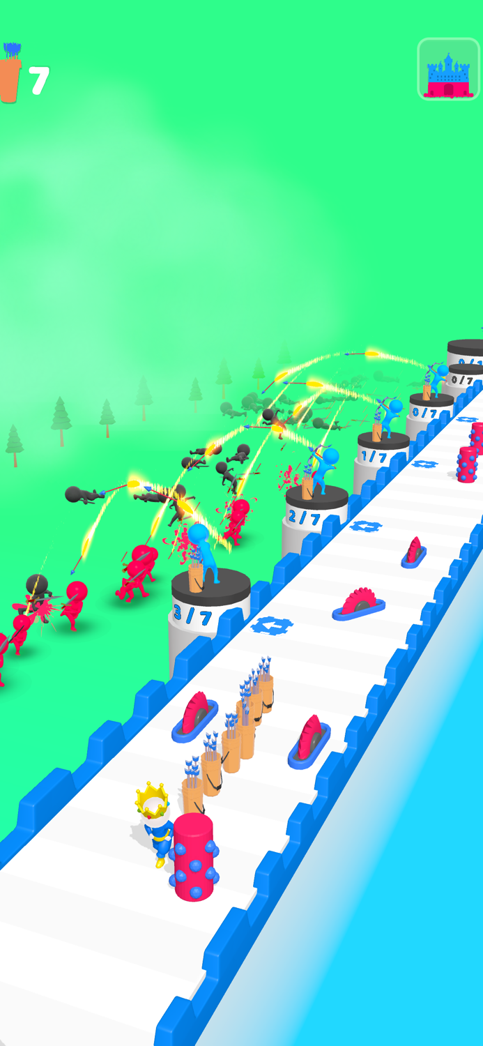 Defender Run Giant and Archers