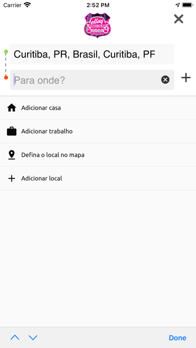 Ellas Passageiro Screenshot