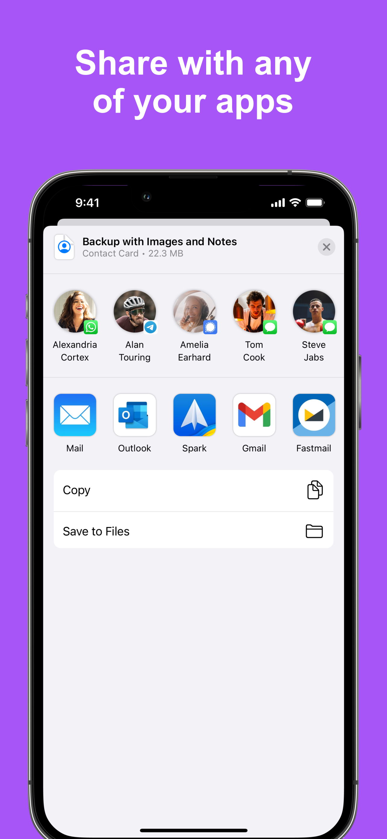Contact Tools - Backup & Merge screenshot 4