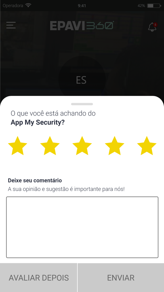 #5. Epavi 360º - Monitoramento (iOS) 由: EPAVI-SIS SISTEMAS INFORMATIZADOS DE SEGURANCA LTDA