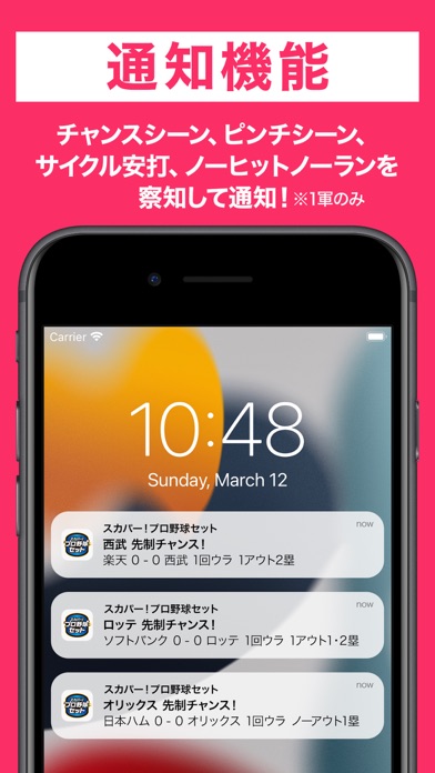 スカパー！プロ野球セットアプリ screenshot1