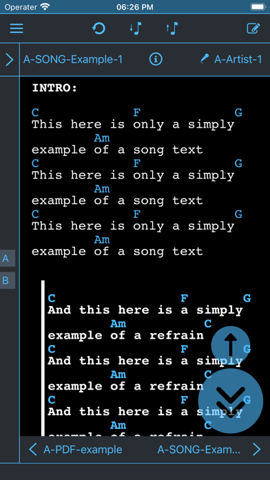 Song TextBook (Little) Screenshot