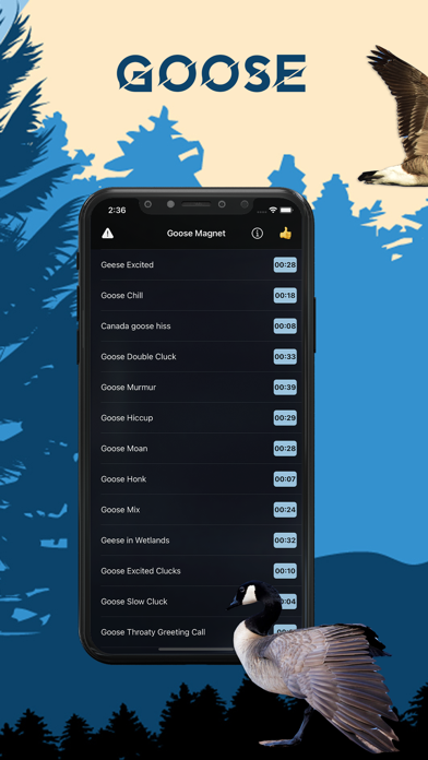 Screenshot 1 of Goose Magnet - Goose Calls App