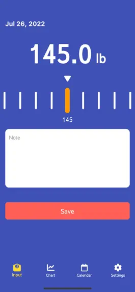 Game screenshot Body Weight Notepad mod apk