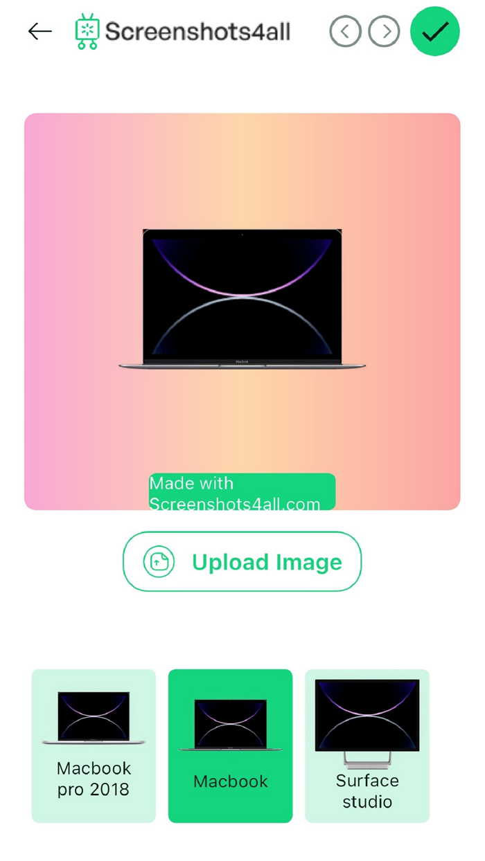 Screenshots and Mockups for All