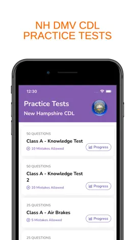 Game screenshot New Hampshire CDL Permit Prep mod apk