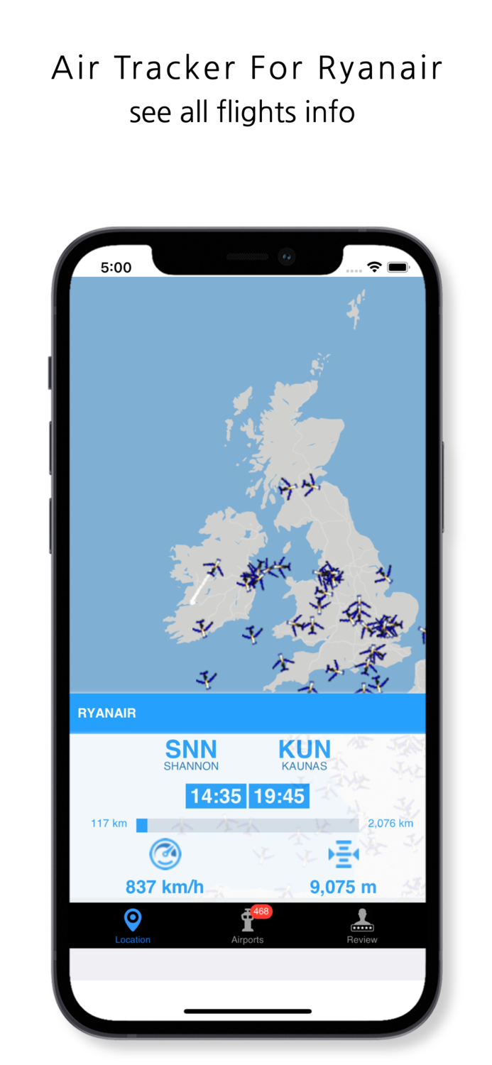 Air Tracker For Ryanair