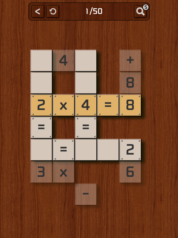 Math Crossword Brain Training