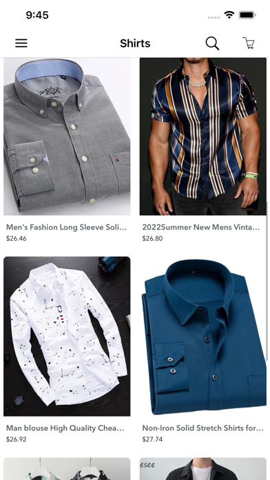 Cheap Men Fashion Shop Online Screenshot