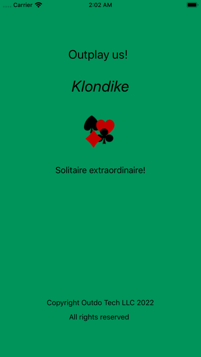 Outplay us! Klondike Screenshot