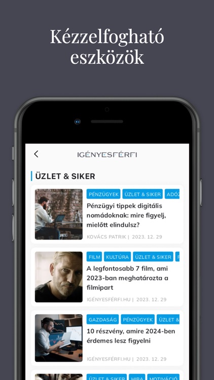 Igényesférfi.hu Online Magazin screenshot-4