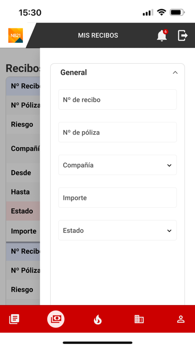 NB21 Correduría de Seguros Screenshot