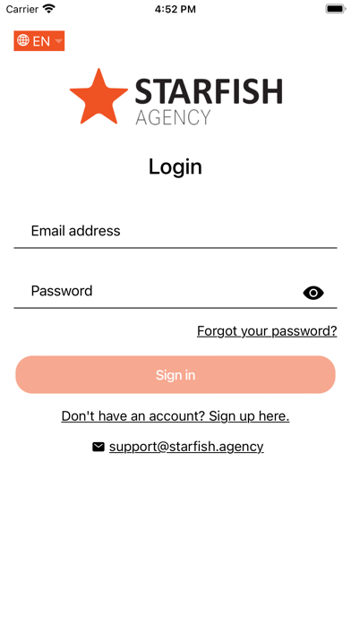 Starfish Influencers Screenshot