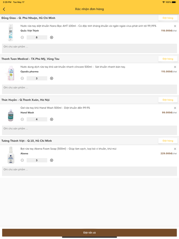 Nhà cung cấp - Chợ thuốc tây