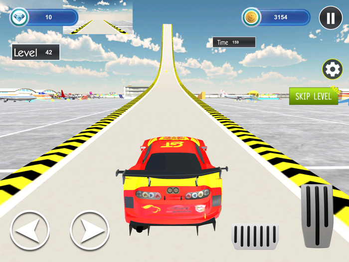 Mega Car Stunt-Sky City Racing