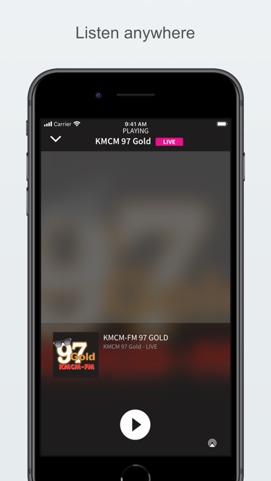 KMCM-FM 97 GOLD Screenshot