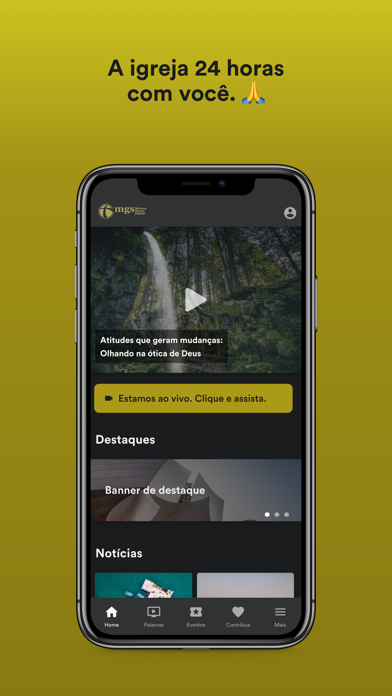 Ministério Geração Shekinah Screenshot