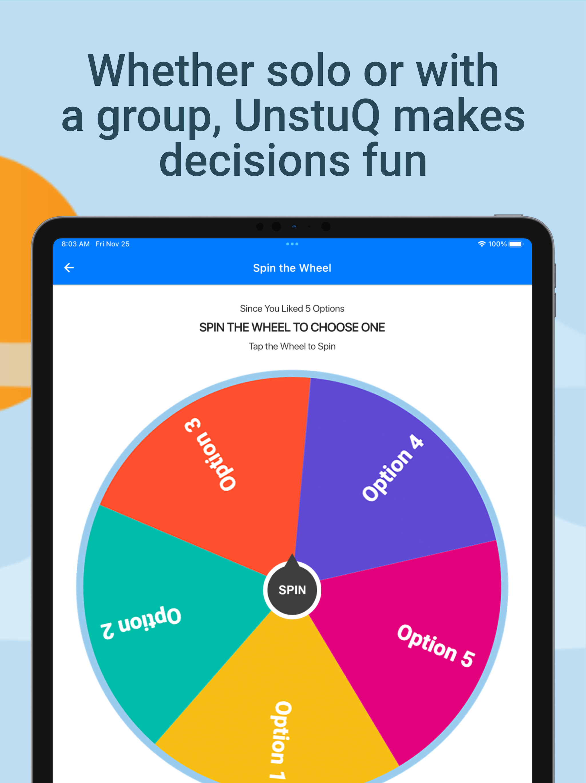 UnstuQ - Make Decisions Fun screenshot 10