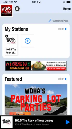 WDHA 105.5 – New Jersey screenshot 1
