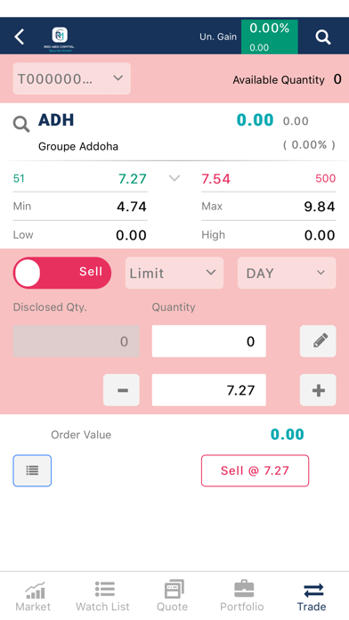RED MED CAPITAL BOURSE DIRECT Screenshot