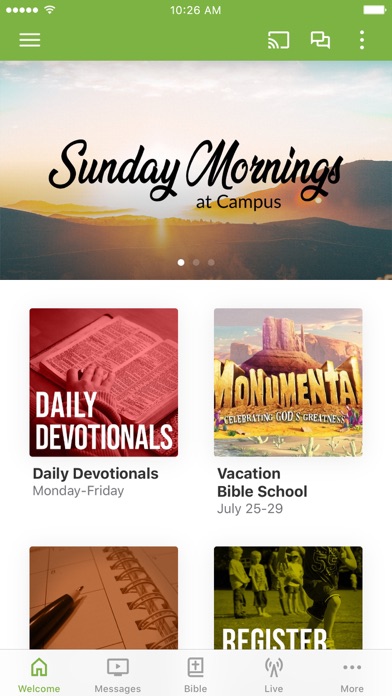 Campus Bible Church Screenshot