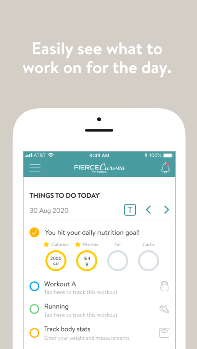 Fierce Curves Fitness Screenshot