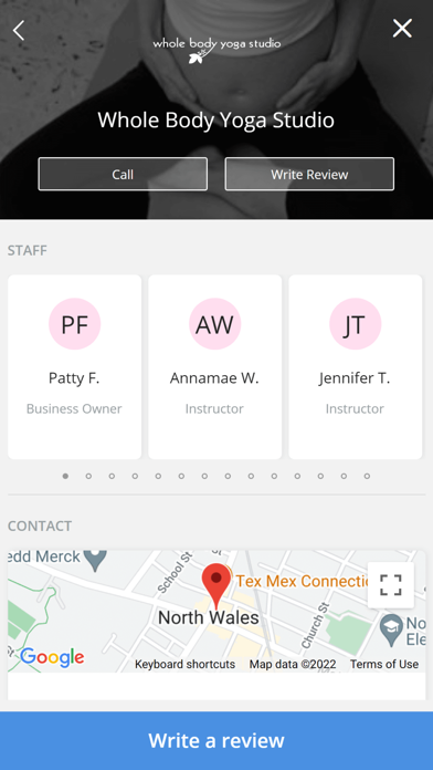 Whole Body Yoga Studio Screenshot