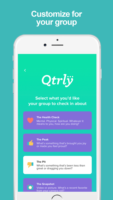 Qtrly - Mindful Social Media Screenshot