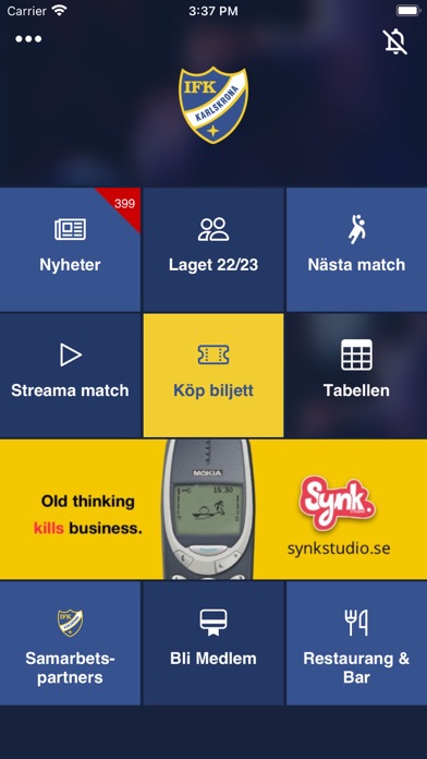 IFK Karlskrona Screenshot