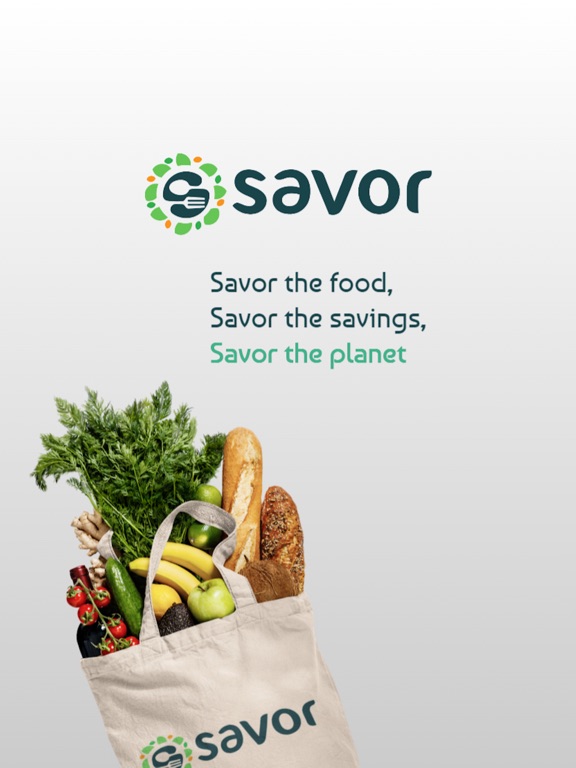 Savor: Food Rescue iPad screenshot