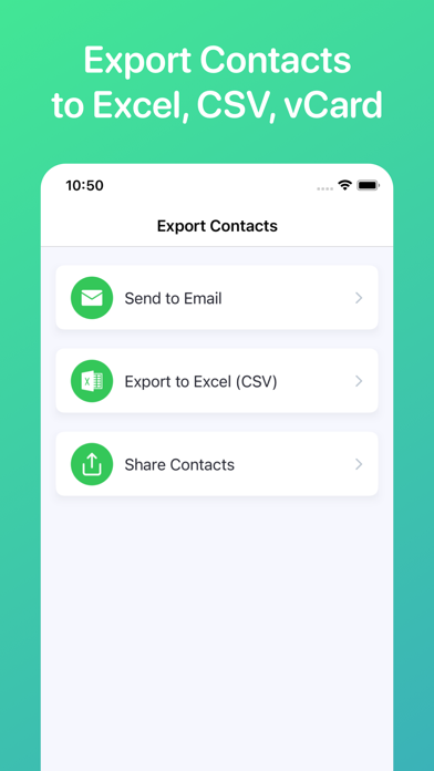 Export Contacts to Excel, CSVのおすすめ画像1