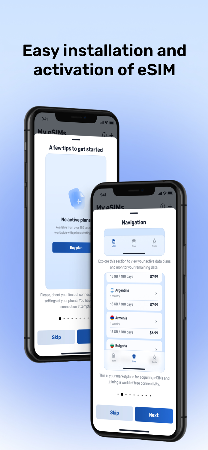 S-eSIM Internet and Data Plans