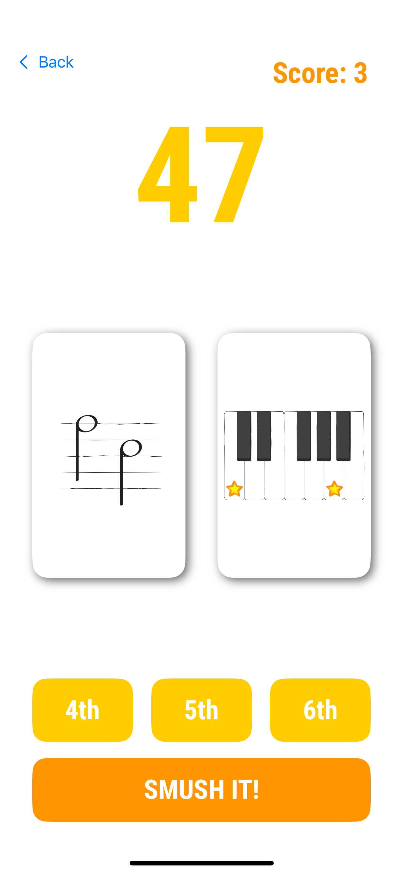 Vibrant Music Intervals