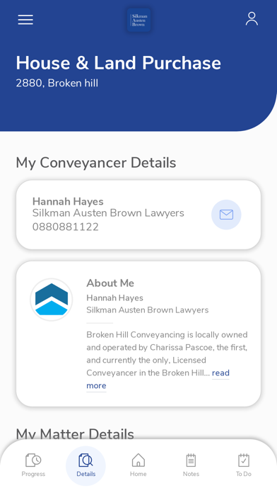 SAB Lawyers Screenshot