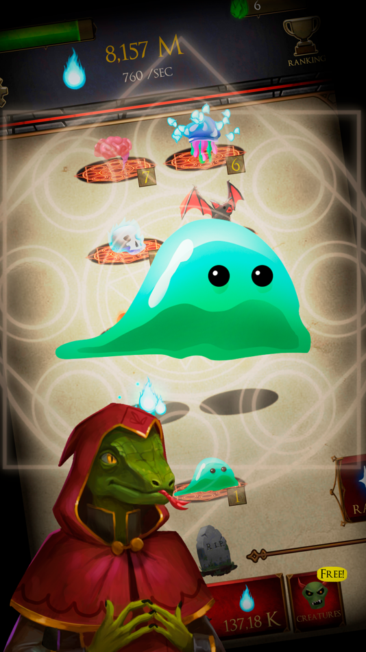 #1. The Rising of the Slime (iOS) 由: Noxfall Studios SL