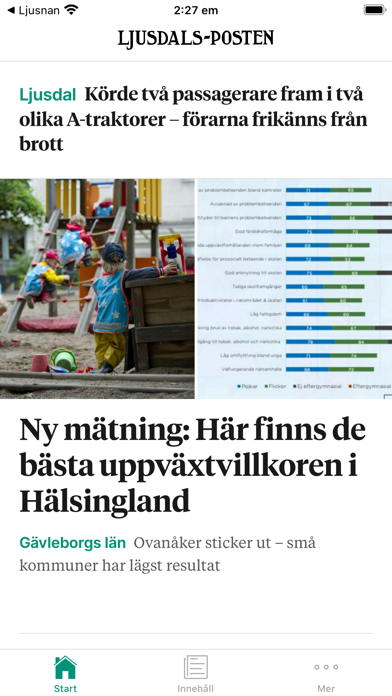 Ljusdals-Posten Nyhetsapp Screenshot