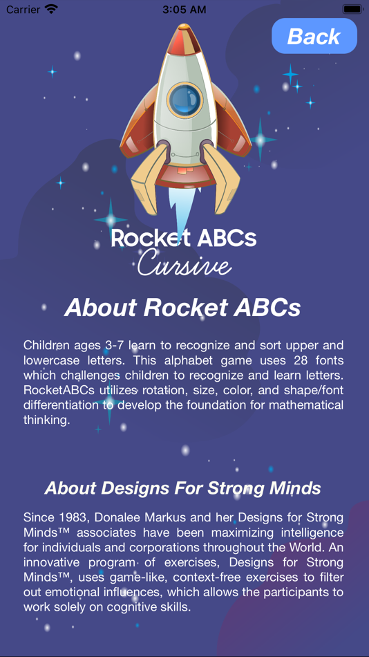 #4. Rocket ABCs Cursive (iOS) 由: Donalee Markus