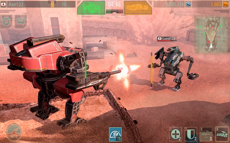 Screenshot #2 pour WWR: Jeu de Guerre Robot PvP