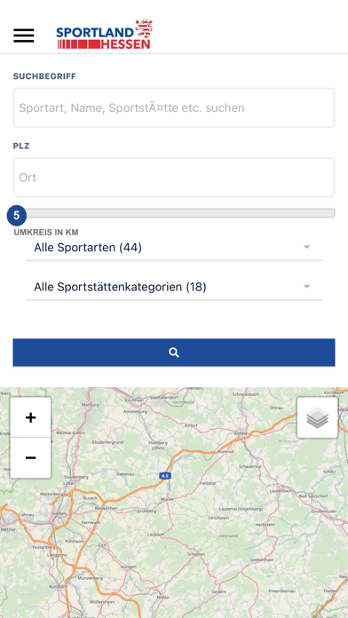 Sportland Hessen App Screenshot