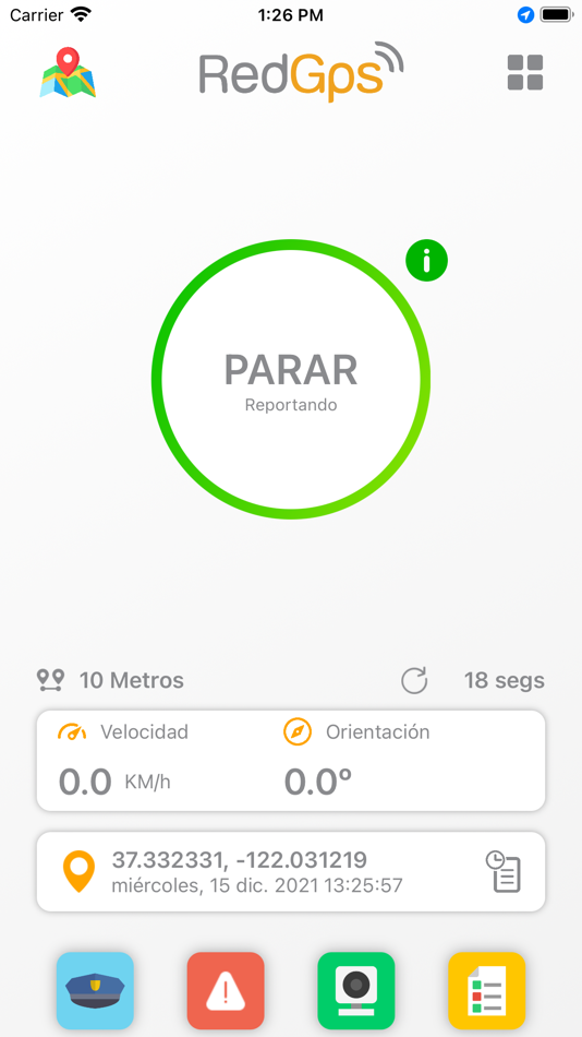 #5. RedGps Tracker (iOS) Podle: RedGPS