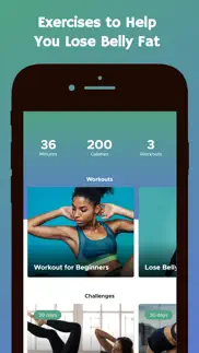 fat-burning ab exercises iphone screenshot 2